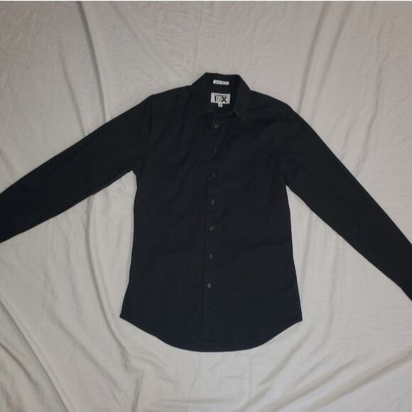 ExpressMen 1MX Button Up Sz Small P 14-14 ½  Extra Slim Fit - Picture 2 of 9